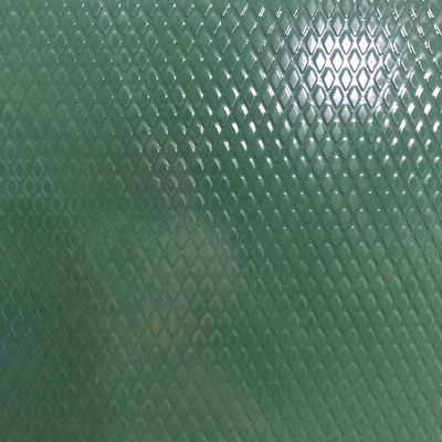 لوحة ألوان خضراء من الألومنيوم المنقوشة 0.6mm * 1250mm تستخدم في صناعة السيارات