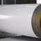سبيكة 3105 اللون الأبيض 22 مقياس 0.65mm سميكة 300mm عريض PE طلاء الملفات الألومنيوم المسبقة لصنع المجاري