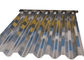 18 مقاس × 48 في سبيكة 3105 اللون المموجة الصفحة الألومنيوم المطلية مسبقًا لصناعة مواد السقف والجدار