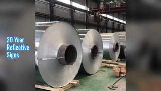 علامات الطريق المتينة انعكاسية لمدة 20 عامًا