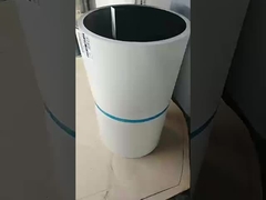 24In x 50 قدم الأبيض / اللون الأبيض الطلاء المعدل الألومنيوم الملف AA3105 H14 فيديو التعبئة