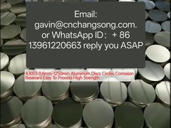 A3003 0.6mm-1250mm أقراص الألومنيوم حلقات مقاومة للتآكل سهلة المعالجة قوة عالية