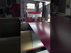 ملفات الألومنيوم المسبقة الطلاء باللون الأحمر