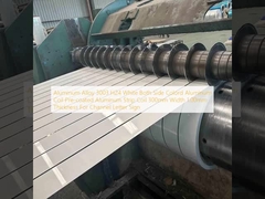 سبيكة الألومنيوم 3003 H24 أبيض كلا الجانبي كولورد ألومنيوم لفائف الشريط المصنوع من الألومنيوم مسبقا مسبقا 300 مم عرض 1.00 مم لعلامة خطاب القناة