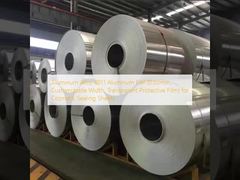 رقائق الألومنيوم 8011 من سبائك الألومنيوم (0.02 مم، عرض قابل للتخصيص، فيلم حماية شفاف) لألواح ختم مستحضرات التجميل