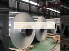 رقائق الألومنيوم 3003 من سبائك الألومنيوم لصناعة حاويات المواد الغذائية، السماكة 0.4-0.8 مم، العرض قابل للتخصيص (التسامح)، طلاء PE المقاوم للزيت