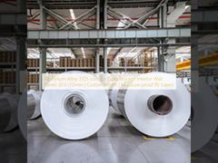 ملفات سبائك الألومنيوم 3105 لألواح الجدران الداخلية للتخزين البارد (0.6–1.0 مم | عرض مخصص | طبقة PE مقاومة للرطوبة)