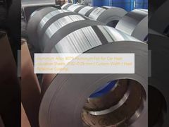 رقائق الألومنيوم 8079 من سبائك الألومنيوم لألواح العزل الحراري للسيارة (0.02–0.05 مم | عرض مخصص | طلاء عاكس للحرارة)