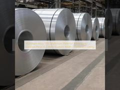 لوح ألومنيوم 1100 من سبائك الألومنيوم للوحة العرض المبسط للإعلانات (0.7 مم | عرض مخصص | طلاء اختياري)