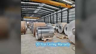 صفائح السقف المصنوعة من الألومنيوم المتين، ضمان لمدة 30 عامًا