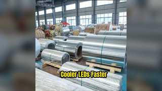 حل المشتت الحراري LED بلفائف الألومنيوم 1060