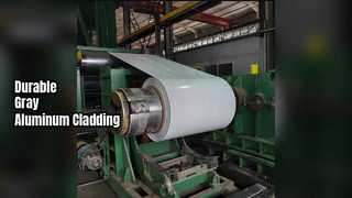 لفائف المنيوم للحوائط الستائرية 1.2 ملم رمادي