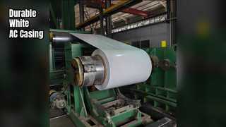 لفائف الألمنيوم لوحدات التكييف طلاء أبيض متين