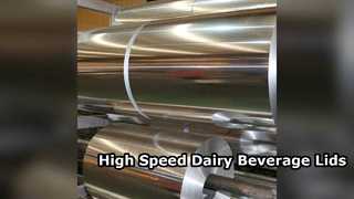 8011 أغطية مشروبات الألبان من رقائق الألومنيوم تختم النضارة