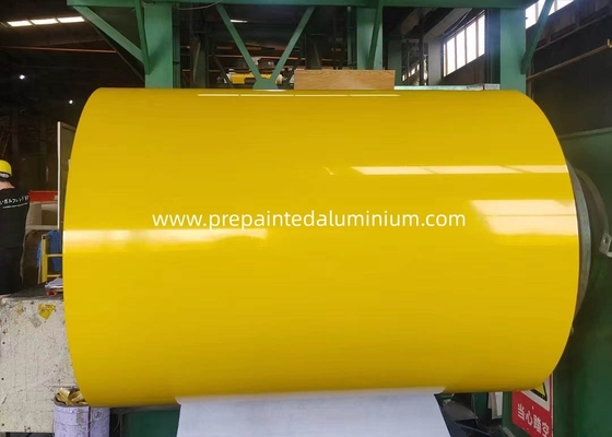 PVDF طلاء طلاء لفائف الألومنيوم سمك 0.50 مم لبناء تسقيف