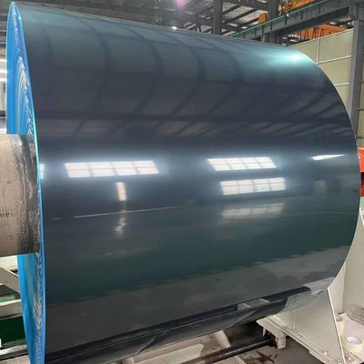 سبائك 3003 Ral 7047 PVDF صفائح الألمنيوم المطلية 0.75 مم × 48 بوصة لفائف الألمنيوم المطلية مسبقًا للجدار الساتر