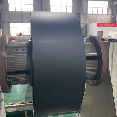 Alloy3105 0.30*185 مللي متر طلاء بولي إيثيلين مضاد للخدش شريط ألومنيوم مطلي مسبقًا لستائر الباب ذات المصراع الدوار صنع الغرض