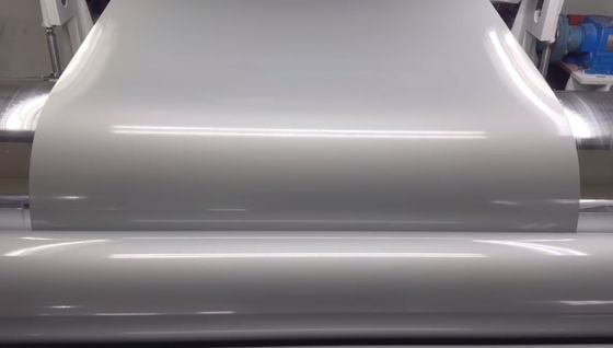 0.75mm X 36′′ سبيكة 3105 كينار PVDF لون رمادي متضارب ورقة الألومنيوم الملونة ′ لفائف الألومنيوم المطلي مسبقًا للألومنيوم R