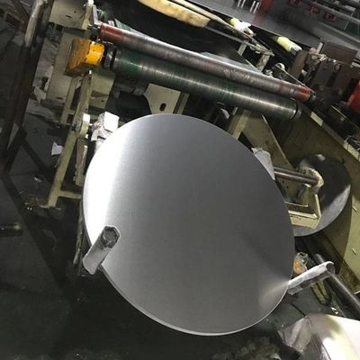 سبيكة1060 HO درجة حرارة 0.70mm سمك 440mm قطر أقراص الألومنيوم المرسومة مسبقاً حلقات الألومنيوم المستخدمة لصنع علامات تحذير المرور