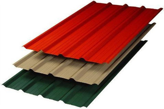 18 مقاس × 1000mm سبيكة الألومنيوم 3003 المموجة رال اللون الورقية المسبقة الطلاء أوراق الألومنيوم لصنع لوحة التغطية