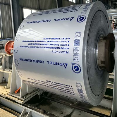 لفائف الألومنيوم المرسوم مسبقاً من PVDF 0.5mm سمك يستخدم لألواح السقف