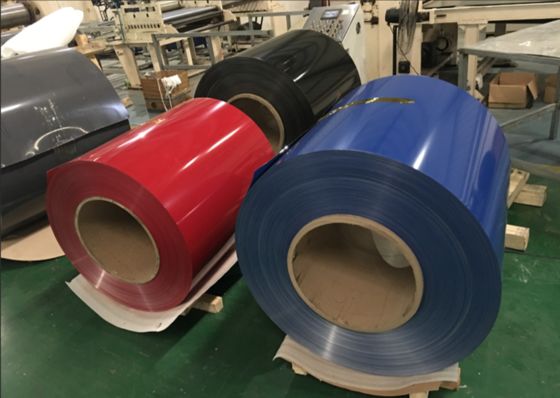 لفائف ألومنيوم مسبقة الطلاء AA5052 H14 1.2 مم لمركبات النقل والشاحنات