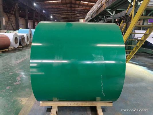 لفائف ألومنيوم AA3003 H24 1.0MM مسبقة الطلاء لسقف مبنى المصنع