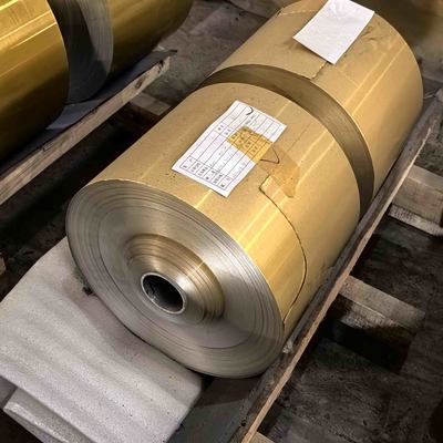 8011 O درجة حرارة 0.12 مم رقائق ألومنيوم متينة مطلية على الجانب لإنتاج حاويات الخبز