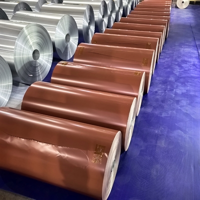 0.08mm مقاس AA1100 الصف الألومنيوم الملون المطبقة في أنظمة السقف