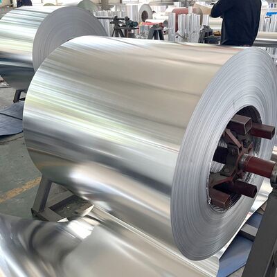 8011 H14 0.04mm لفائف الألومنيوم المطلي بالألوان لقبعات زجاجات السوائل الفموية