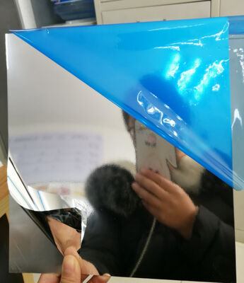 سبيكة 1085 ألومنيوم ورقة سمك 0.40mm مرآة النهاية ألومنيوم ورقة الذهب اللون المستخدمة للوطن الديكور لوحة